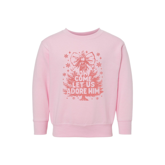 Adore Him Matching Children’s Sweatshirt