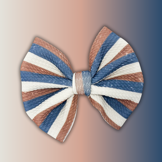 RWB Stripes Midi Clip